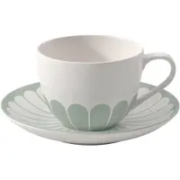 Villeroy & Boch Fleur Couleur Kaffeetasse mit Untertasse