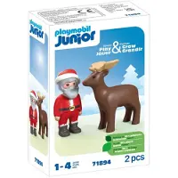 Playmobil JUNIOR Weihnachtsmann & Rentier