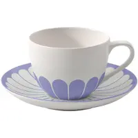 Villeroy & Boch Fleur Couleur Kaffeetasse mit Untertasse