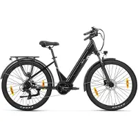 Touroll Urbano 3 E-Bike, 250W Mittelmotor, 120km Reichweite, 70Nm Drehmoment, Shimano 7-Gang, Hydraulikbremsen