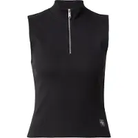 Calvin Klein Jeans Tanktop "A- WOVEN LABEL SL QZ TOP" Mit Rundhalsausschnitt