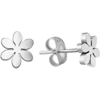 Vivance Paar Ohrstecker "Edelstahl glanz Blume"