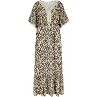 Apricot Maxikleid "Ikat-Batwing-Maxikleid" mit Crochet-Details