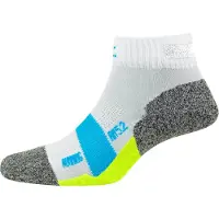 P.A.C. RN 5.2 Reflective Pro Laufsocken Herren-weiß, türkis, Größe 40-43