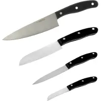 Nirosta 4-teiliges Küchenmesserset – – 20, 22, 26 und 31 cm