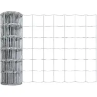 vidaXL Eurozaun 0,6 x 50 m PVC-beschichtetes Eisen