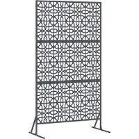 vidaXL Sichtschutz Anthrazit 100 x 50 x 180 cm Stahl
