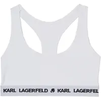Karl Lagerfeld LOGO BRALETTE Weiß