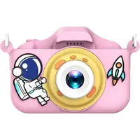 Avizar , Digitalkamera für Kinder mit Doppelobjektiv Astro HD-Qualität, Rosa