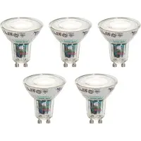LUEDD 5er-Set Smart GU10 50mm LED-Glühbirnen Klar 4,8W 400 lm 1800-6500K