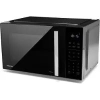 Hisense Mikrowelle, 23 l, 900 W, Touch control, Schwarz, Arbeitsplatte, Kombi-Mikrowelle, 23 l, 900 W, Eingebautes Display, Tasten
