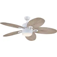 WESTINGHOUSE Deckenventilator mit Licht 7316440, grau, leise 7316440, alu / grau / zink, für Wohn- / Esszimmer, Kunststoff