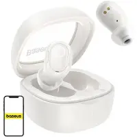 Baseus Bowie WM02, True Wireless Stereo (TWS), Anrufe/Musik, 20 - 20000 Hz, Kopfhörer, Weiß