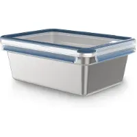EMSA N11507, Container, Rechteckig, 3 l, Edelstahl, Edelstahl, China