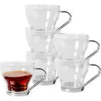 Gerimport - Set mit 6 Glasbechern 170 ml