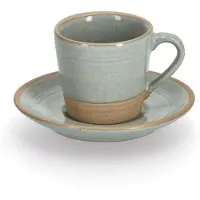 Zeller Present Espressotasse, (Set, 8 tlg., 4 Espressotassen-4 Espresso-Untertassen), 60 ml, 8-teilig (4 Tassen/4 Untertassen)