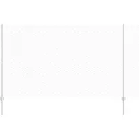 vidaXL Sechseckzaun mit Pfosten 100 x 1,4 m Verzinkter Stahl Silber