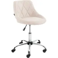 CLP Arbeitshocker Lazio creme/Stoff
