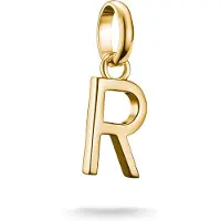 Thomas Sabo Charm-Anhänger Buchstabe R Connect vergoldet
