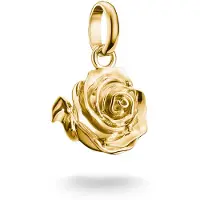 Thomas Sabo Charm-Anhänger Rosenblüte Connect vergoldet