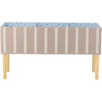 Bloomingville Bücherregal - Salam - 90 cm - Braun m. Streifen - - One Size - Aufbewahrung