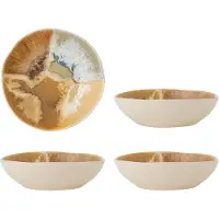 Bloomingville Lacey Schalen gelb 4er Set