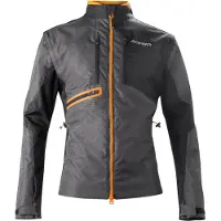 Acerbis Enduro One Motorrad Textiljacke, schwarz/orange, 3XL