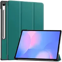 IMoshion Trifold Klapphülle für das Samsung Galaxy Tab S10 FE Plus - Dunkelgrün