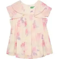 United Colors of Benetton Kleid für den Alltag 4HYUGV02B Rosa Regular Fit