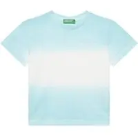 United Colors of Benetton T-Shirt 3NPDG10J5 Blau Regular Fit