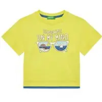 United Colors of Benetton T-Shirt 3SLUG10JF Gelb Regular Fit