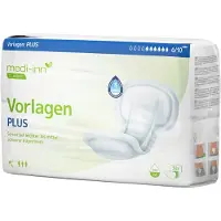 Medi-Inn Inkontinenz-Vorlagen Plus, 6 Tropfen, Unisex-Passform, weiß 30 St Windeln