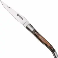 Laguiole En Aubrac Brown Pakkawood, Matt Bolsters, Taschenmesser, 12 cm