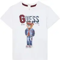 GUESS T-Shirt N5YI22 K8HM4 Weiß Regular Fit