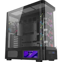 XYZPrinting QUANTUM PRO, Midi Tower, PC, Schwarz, ATX, micro ATX, Mini-ITX, Metall, Gehärtetes Glas, 18 cm