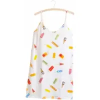 Snurk Trägerkleid Popsicles Damen Weiß-XS