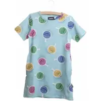 Snurk T-Shirt Kleid Who Farted? Kinder Blau-Größe 116