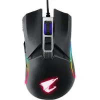 Gigabyte AORUS M5, Rechts, Optisch, USB Typ-A, 16000 DPI, Schwarz