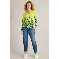 White Stuff Nelly Ls Tee Yellow Multi Größe: 12 REGULAR | Longsleeves Outlet | Damen | Gelb