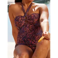 Livera Sw Tankini Wf Tshirt Bandeau Sarah Tank Botanic Flowers Größe: 38 | Tankinis Outlet | Damen