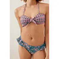 Louise Misha Bikini Top Walnut Teal Garden Of Eden Größe: S | Bikinis Outlet | Damen | Cyan
