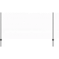 vidaXL Sechseckzaun mit Pfosten 10 x 1,2 m PVC-beschichteter Stahl