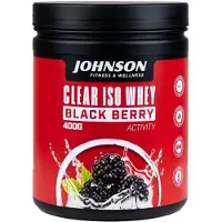 Johnson Clear Iso Whey Black Berry 400 g Pulver zur Herstellung einer Lösung zum Einnehmen