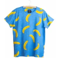 Snurk T-Shirt Banana Blue Unisex Blau-XS