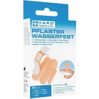 Haro Pflaster wasserfest hautfarben 4 Größen 20 St