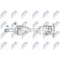 NTY NPW-TY-197 Antriebswelle Hinten Links für TOYOTA RAV 4 II (CLA2, XA2, ZCA2, ACA2)