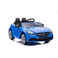 Lean cars Two-seater electric car for children Mercedes SLC 300, blue