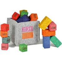 Sonstiges Korxx - Bunte Bausteine in verschiedenen größen 17Stk.