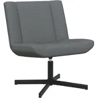 vidaXL Drehstuhl Dunkelgrau 63 x 75 x 76 cm Stoff