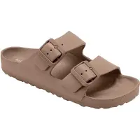 Original Brands HOLSTER Holster Sundreamer Vegane Damen-Pantoletten BRAUN 45